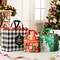 20 Pack Christmas Gift Bags Assorted Sizes, Reusable Tote Bags with Handle, Includes 4 Large 8 Medium 8 Small Non-Woven Christmas Bags for Xmas Party Favors